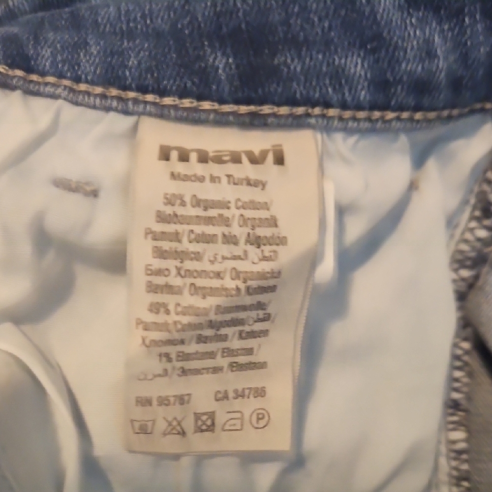 Mavi High Rise Blue Jeans - Picture 5 of 6
